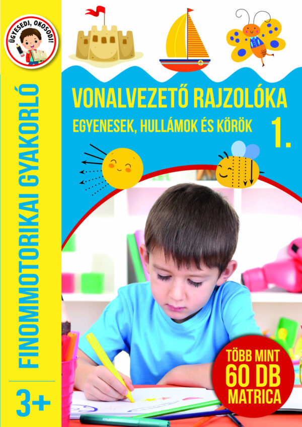 Vonalvezető rajzolóka 1. - Egyenesek, hullámok /új
