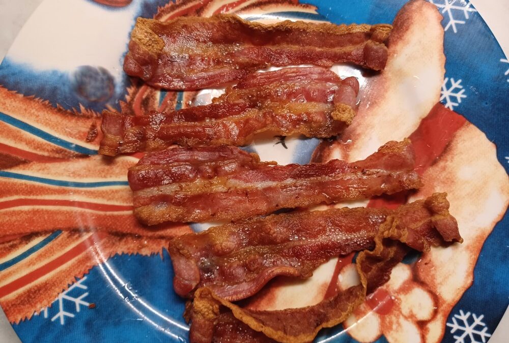 Szalonna chips air fryerben
