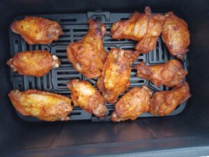 Sweet chilli Csirkeszárny air fryerben