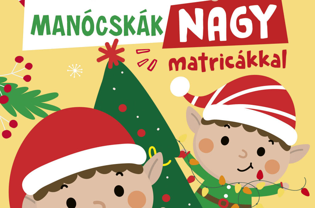 Mókás manócskák – nagy matricákkal