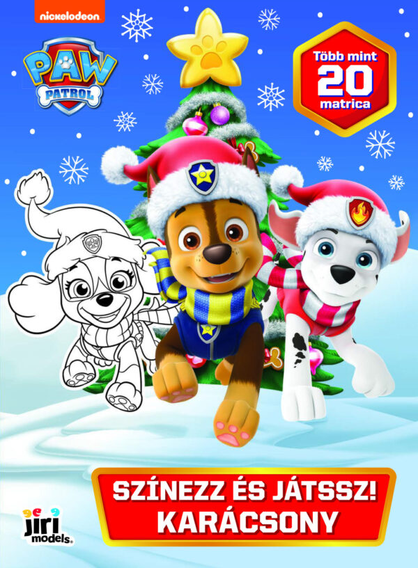 Színezz és játssz! - Mancs Őrjárat! - Karácsony