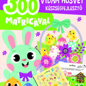 Vidám húsvét készségfejlesztő - 300 matricával