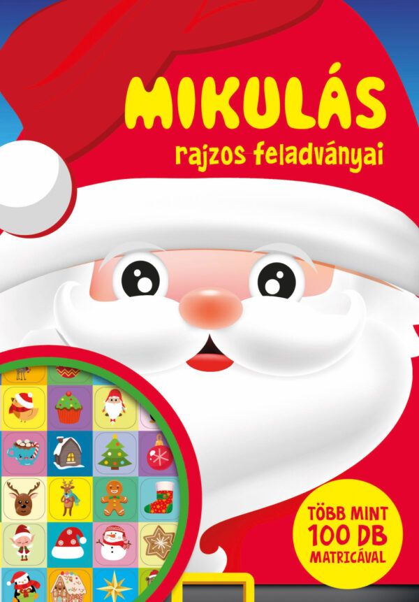 Mikulás rajzos feladványai - Több mint 100 db matricával