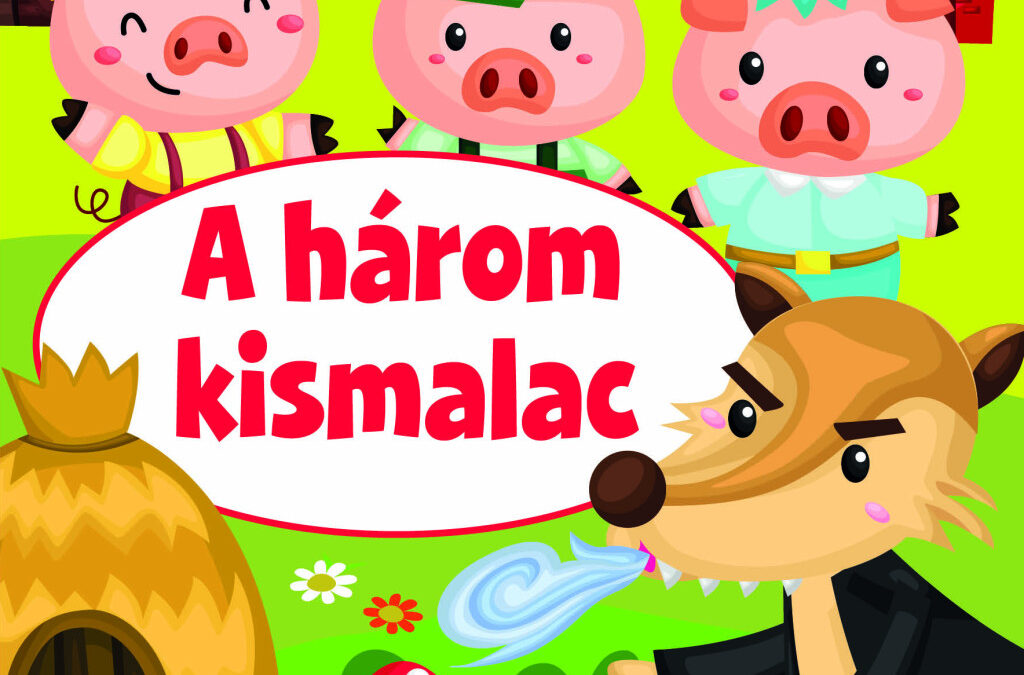 A három kismalac – kihajtható ablakokkal