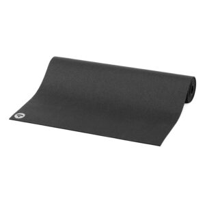 Bodhi Yoga Bodhi Rishikesh Premium 60 jógaszőnyeg 2 rugalmas hevederrel, 183 x 60 cm 4,5 mm Szín: Fekete