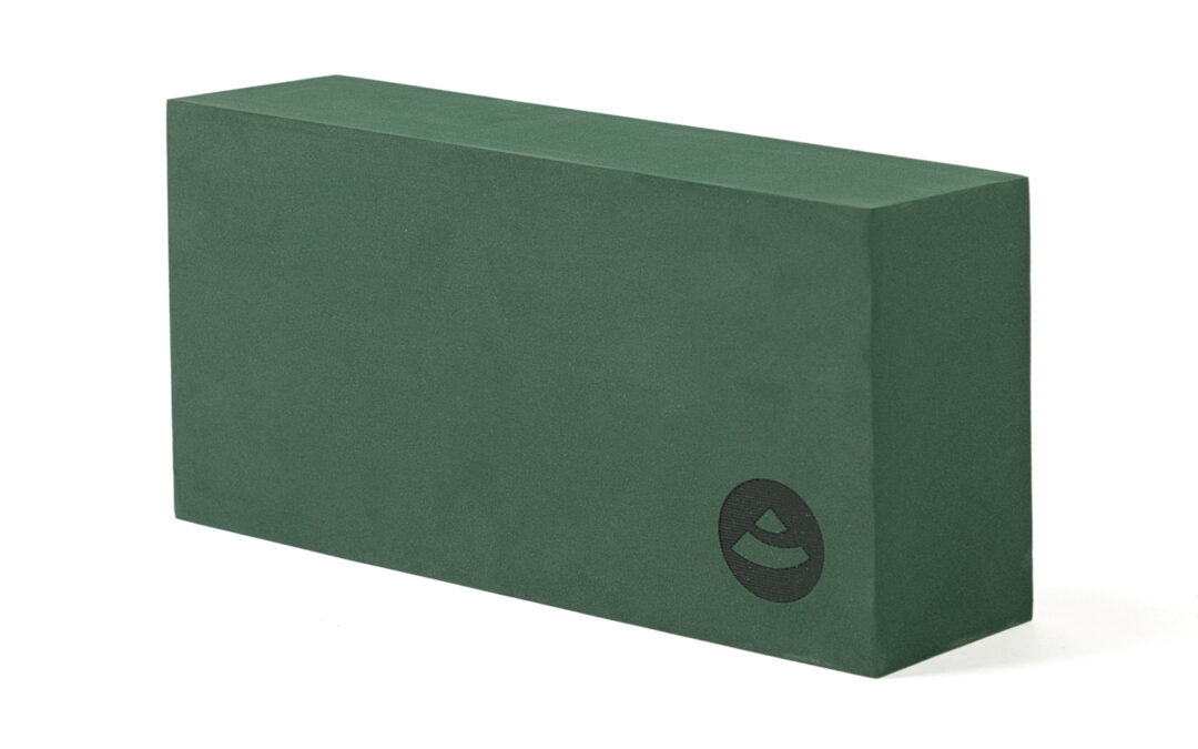 Bodhi Yoga Bodhi Asana brick hab jóga tégla 22 x 11 x 7 cm Szín: Forest Green