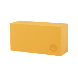 Bodhi Yoga Bodhi Asana brick hab jóga tégla 22 x 11 x 7 cm Szín: Mango