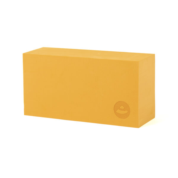 Bodhi Yoga Bodhi Asana brick hab jóga tégla 22 x 11 x 7 cm Szín: Mango