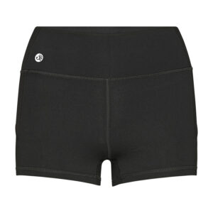 Bodhi Niyama Essentials Shortie Leggings extra rövid jóga és fitnesz nadrág fekete Méret: M/L