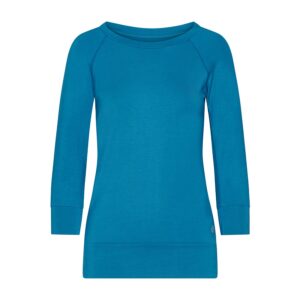 Bodhi Yamadhi Bodhi Yoga Yamadhi Casual Top 3/4-es ujjú petróleumkék Méret: L