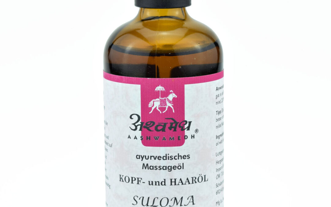 Aashwamedh Suloma Ayurveda olaj fejmasszázshoz, hajolaj 100 ml