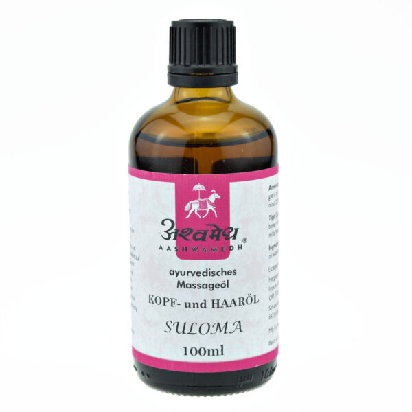 Aashwamedh Suloma Ayurveda olaj fejmasszázshoz, hajolaj 100 ml