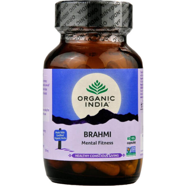 Organic India Organikus India Brahmi- stressz, vitalitás, mentális egyensúly 60 db kapszula