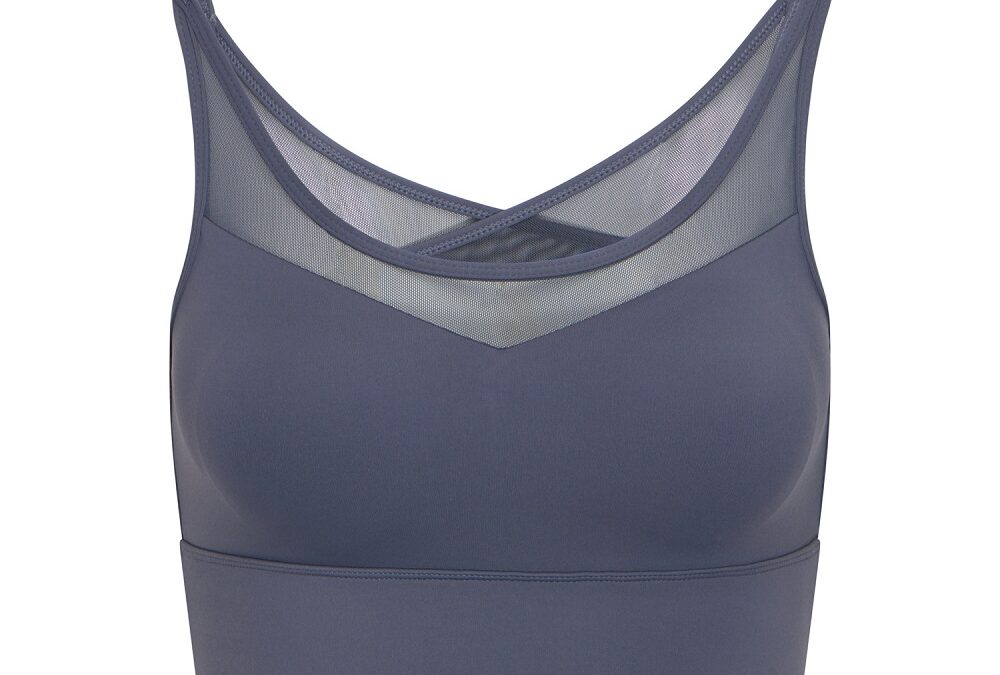 Bodhi Niyama Essentials Zenia Yoga Sports Bra sportmelltartó szürke Méret: XXL