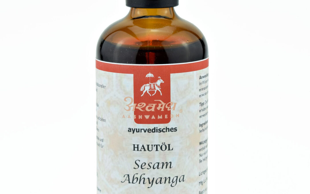 Aashwamedh Sesame Abhyanga Classic Oil- szezámmasszázs olaj 100 ml