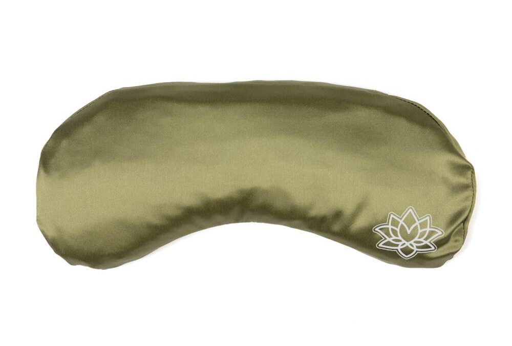 Bodhi Yoga Bodhi selyem meditációs szempárna levendulával 24 cm Szín: Zöld (olajbogyó)