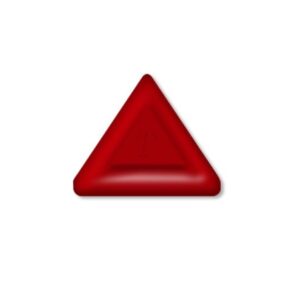 Tachyon Technologies Tachyon Glass Cell Triangle 32 mm-es üvegcella Szín: Piros