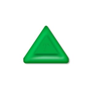 Tachyon Technologies Tachyon Glass Cell Triangle 32 mm-es üvegcella Szín: Zöld