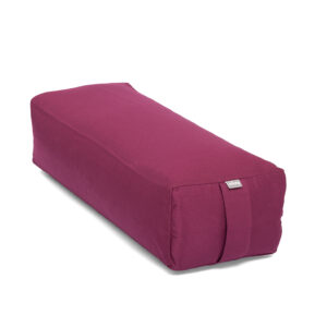 Bodhi Yoga Bodhi Salamba ECO Bolster jógához tönköly 100% BIO pamut 64 x 25 cm x 17 cm Szín: lila