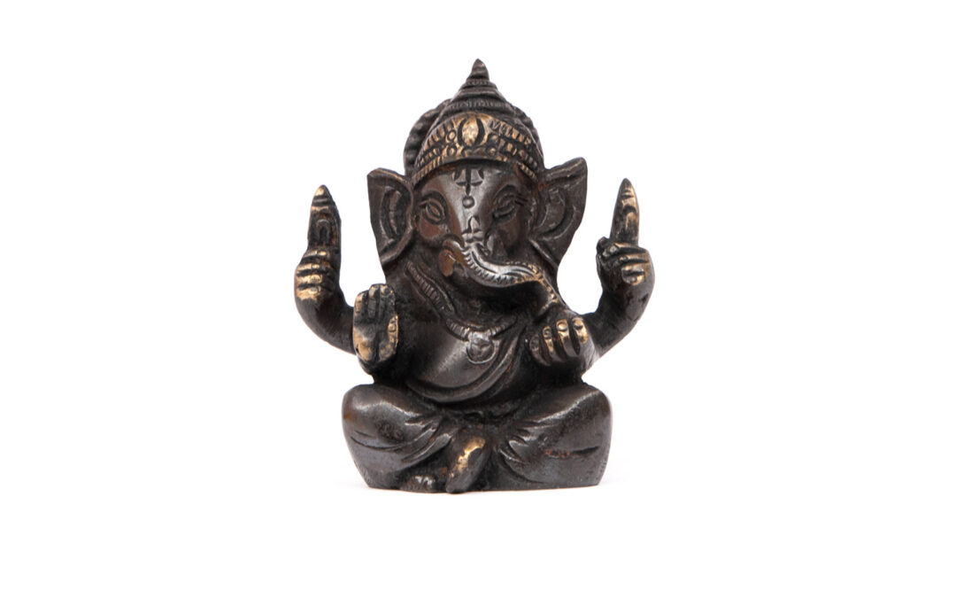 Bodhi Yoga Bodhi Ganesha szobor 7 cm, fekete