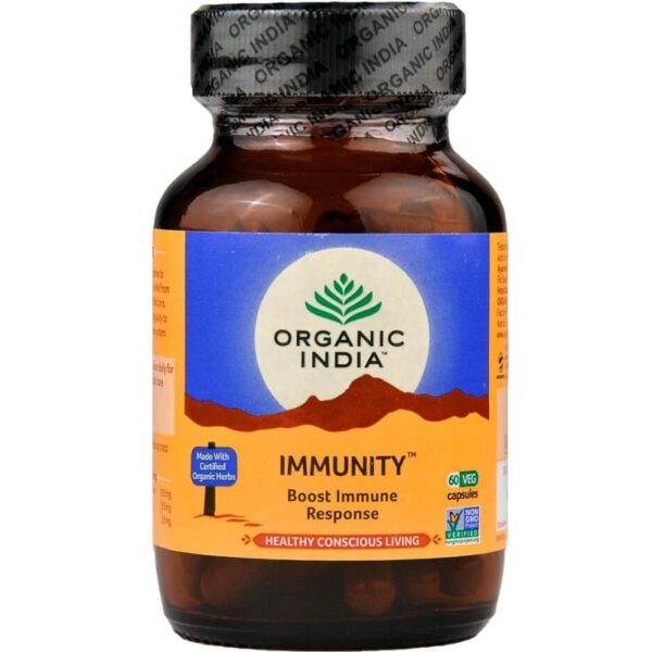 Organic India Immunity -  immunrendszer megfelelő működéséhez, kapszula formájában- 60db