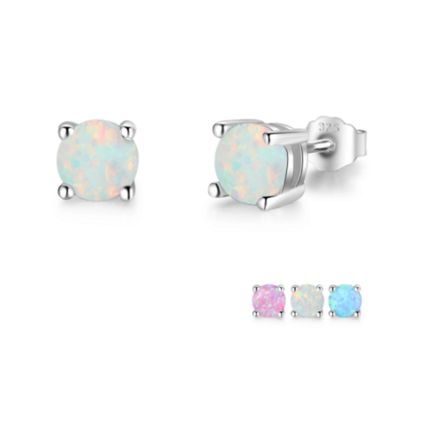 Tachyon Technologies Tachyon ezüst cirkon fülbevaló Sterling Silver AG925 különböző színben 7 mm Szín: fehér