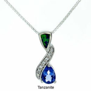 Tachyon Technologies Tachyon Pendant Symphony medál kővel Sterling Silver AG925 Szín: Kék