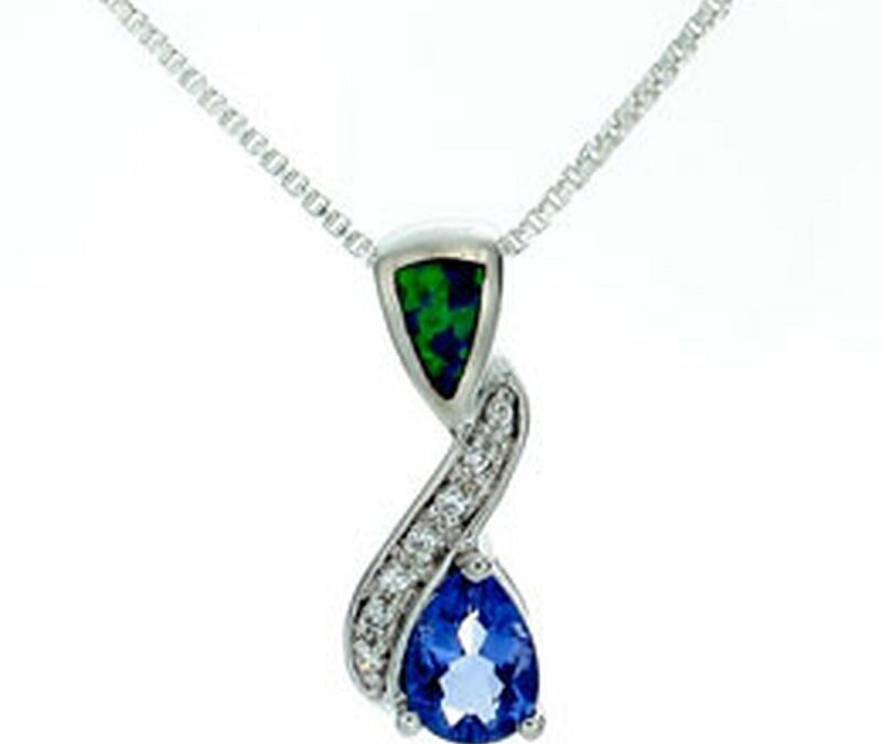 Tachyon Technologies Tachyon Pendant Symphony medál kővel Sterling Silver AG925 Szín: Kék