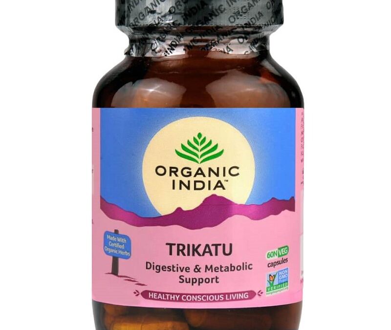 Organic India Trikatu kapszula 60 db emésztés és tápanyag felszívódás
