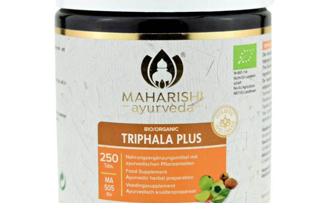 Maharishi Ayurveda Triphala Plus 60, 250 db BIO tabletta Térfogat: 250 db