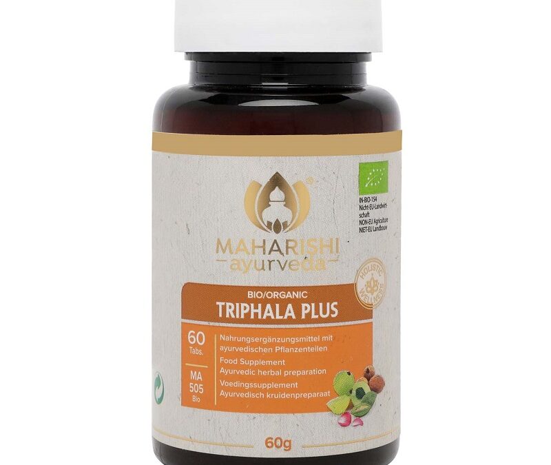 Maharishi Ayurveda Triphala Plus 60, 250 db BIO tabletta Térfogat: 60 db
