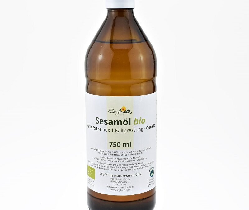 Sat Nam Seyfried Sesame Oil érlelt bio szezámolaj Térfogat: 750 ml