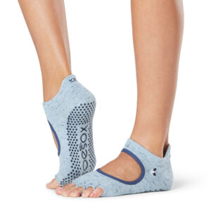 Toesox Halftoe Bellarina Grip csúszásgátló zokni (Bluebell) Méret: M 39-42,5