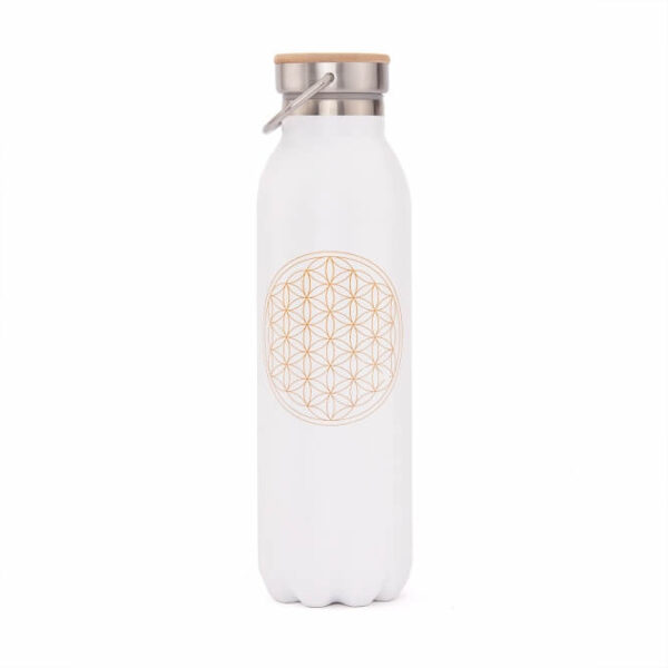Bodhi Yoga Bodhi vákuum palack termosz 600 ml Szín: fehér