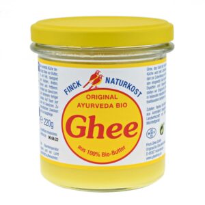 Finck Naturkost Ghee 100% bio ájurvédikus vaj 220 g, 480 g Térfogat: 220 g