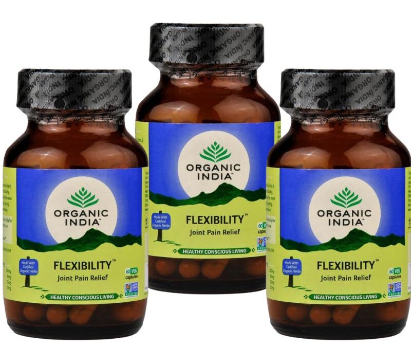 Organic India Flexibility egészséges ízületek, ízületi gyulladás, reuma, 3 x 60 db-os készlet