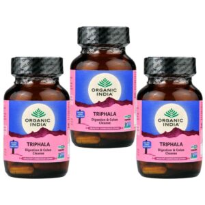 Organic India Triphala kapszula testméregtelenítő készlet 3 x 60 db-os