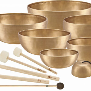 MEINL Sonic Energy Chakra hangtál készlet csakrahangoknak megfelelően, kézzel készített, 7 db