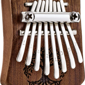 MEINL Sonic Energy ütős hangszer 8 hangos Mini Kalimba vörös zebrafából 7 x 5 cm Típus: Az élet fája