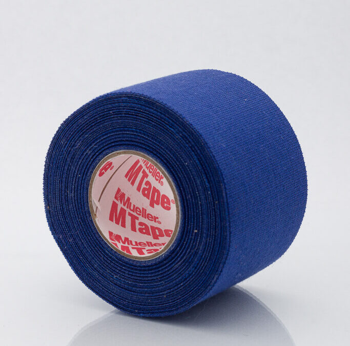 Mueller® Aerial Mueller MTape® szalag 3,6 cm x 9,1 m edzőgyűrűhöz Szín: Kék