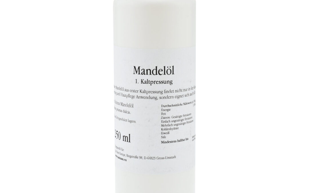 Sat Nam tiszta hidegen sajtolt mandula olaj, FOOD GRADE besorolással 250 ml, 1000 ml Térfogat: 250 ml