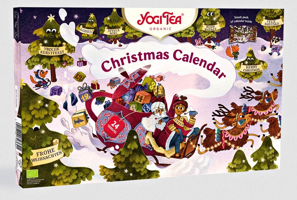 Yogi Tea Karácsonyi adventi naptár jógi teákból 24 tasak