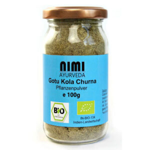 Nimi Ayurveda Gotu Kola Churna BIO szerves por Mandukaparni 100 g