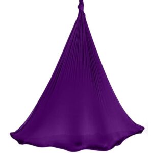 Aerialsilks Aerial Yoga AIR háló és karabiner készlet Fly és Aerial jógához - 6 m Szín: lila