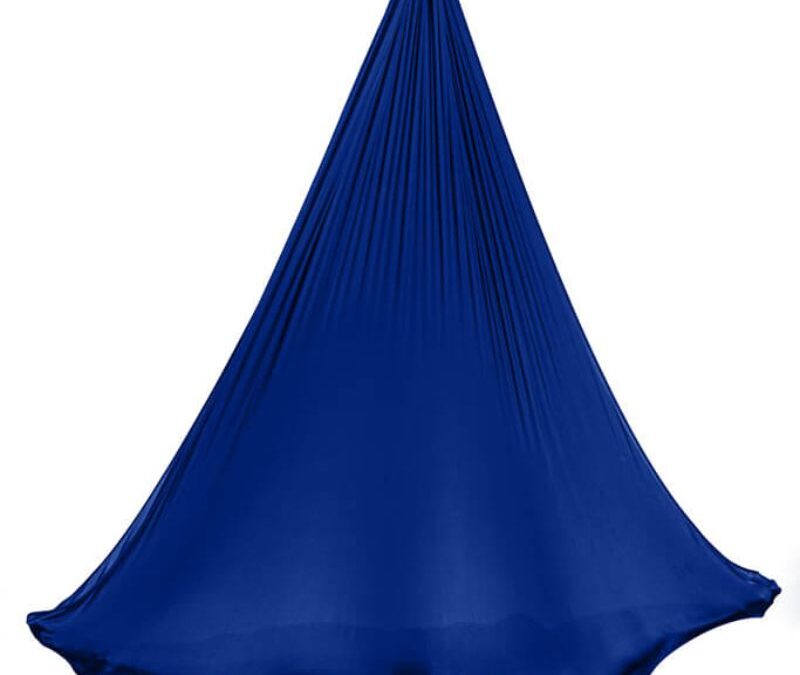 Aerialsilks Aerial Yoga AIR háló és karabiner készlet Fly és Aerial jógához – 6 m Szín: Kék