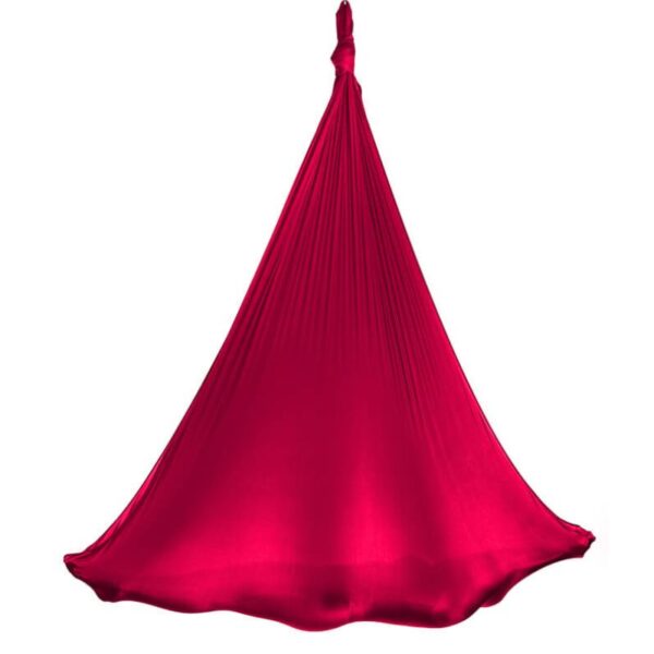 Aerialsilks Aerial Yoga AIR háló és karabiner készlet Fly és Aerial jógához - 6 m Szín: Bordó