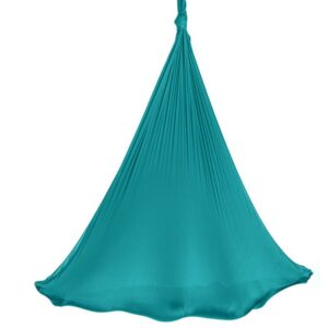 Aerialsilks Aerial Yoga AIR háló és karabiner készlet Fly és Aerial jógához - 6 m Szín: Türkiz