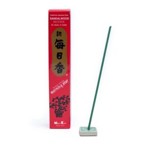 Phoenix Import Morning Star Sandalwood Japán füstölők kis állvánnyal 20 g