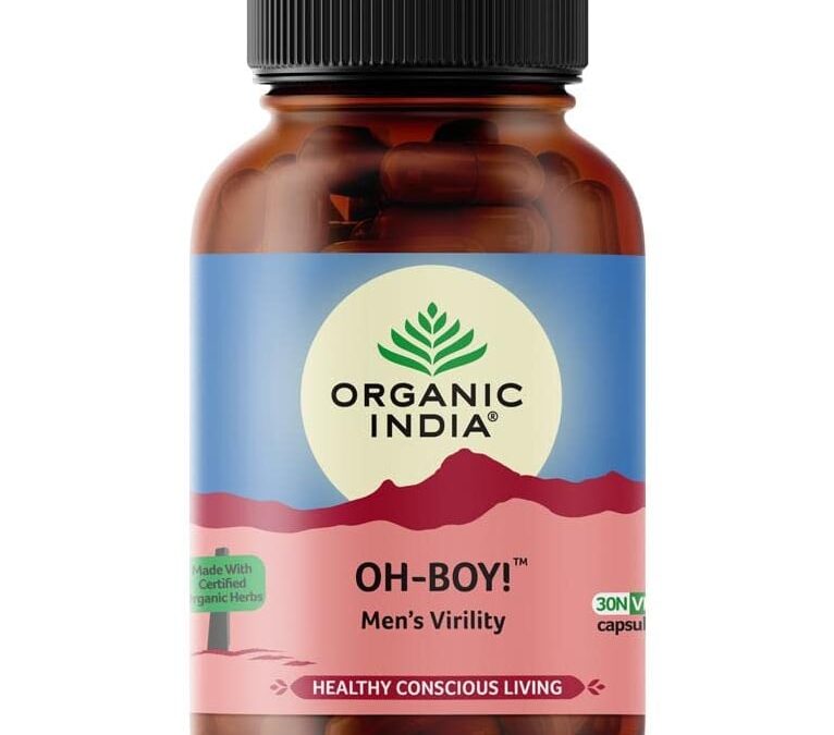 Organic India Oh-Boy! férfi potencia és vitalitás támogatása, libidó növelése 30 db kapszula
