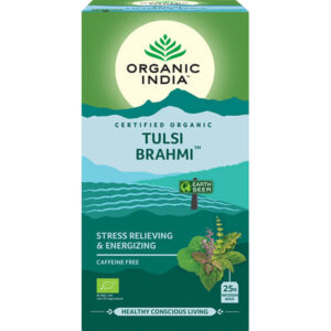 Organic India Tulsi Brahmi adagolt tea stressz, vitalitás 25 tasak (25 x 1,75 g)